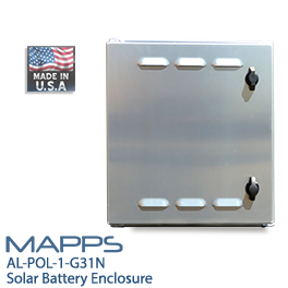 Nema 3R Battery and Solar Control Enclosure