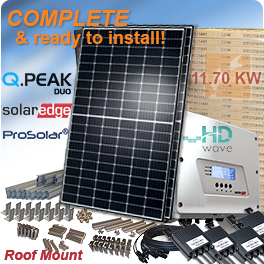 11.7kW Q CELLS Q.PEAK DUO G5 325 Solar Panel System