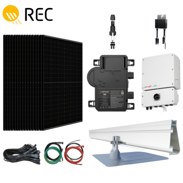 8.2 KW REC410AA Residential Roof Mounted Solar System