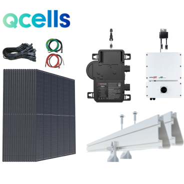 8.91 KW QCELLS 405W Residential Grid Tied Solar System