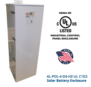 MAPPS 4-Battery Class 1 Division 2 Outdoor System Enclosure