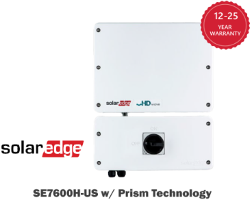 SolarEdge Energy Hub SE7600H-US Single Phase Inverter with Prism Technology