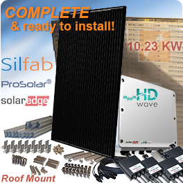 10.23 KW Silfab SLA-M 310 All-Black Solar Panel System