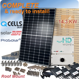 14.3kW Q CELLS Q.PEAK DUO G5 325 Residential Solar System