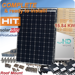 15.84kW Panasonic HIT N330 Solar Panel System