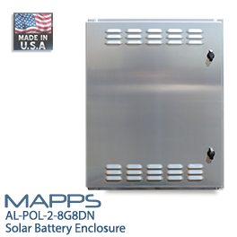 MAPPS NEMA 3R Two Group 8D Battery Enclosure