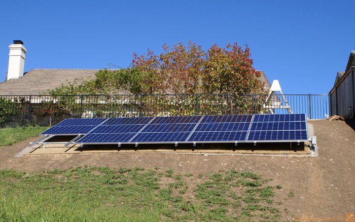 3 KW DIY Ground Mounted Solar System w/ SMA Inverter - Rocklin