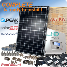 7.68 KW Q.PEAK DUO G5 320 Grid-Tied Solar System