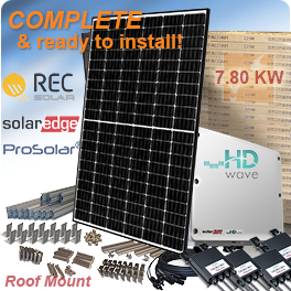 7.8kW REC N-PEAK REC325NP Wholesale Solar System