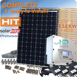 Panasonic HIT N330 8.58kw Grid-Tied Solar Panel System