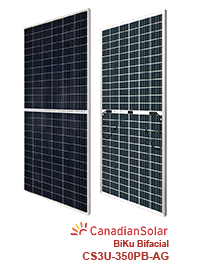 Canadian Solar BiKu CS3U-350PB-AG 350W Bifacial Solar Panel