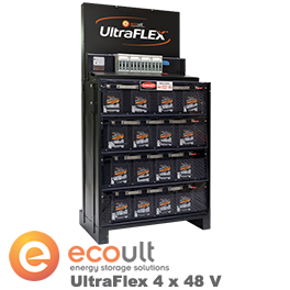 Ecoult UltraFlex 48V Deka UltraBattery Energy Storage System
