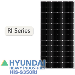 Hyundai HiSS350RI 350W 4BB Solar Panel