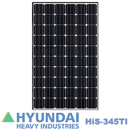 Hyundai HiS-S345TI 345 Watt Solar Panel - Low Wholesale Price