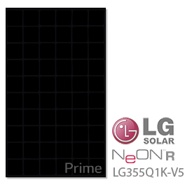 LG NeON R Prime LG355Q1K-V5 355W Solar Panel - Low Price
