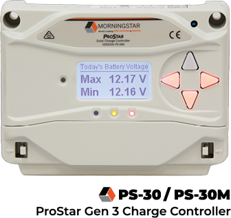 Morningstar ProStar PS-30 / PS-30M Gen 3 Solar Charge Controller