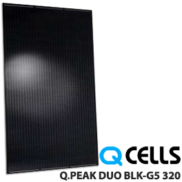 Q CELLS Q.PEAK DUO BLK-G5 320 320W All-Black Solar Panel