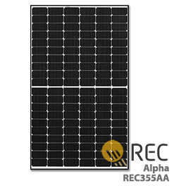 REC Alpha REC355AA 355W Solar Panel - Low Price