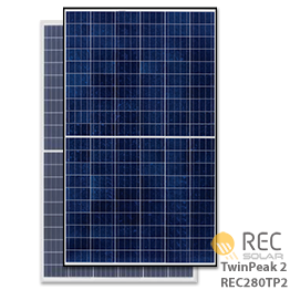 REC280TP2 280 Watt REC TwinPeak 2 Solar Panel