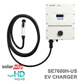 SolarEdge HD Wave SE7600H-US Inverter w/ EV Charger