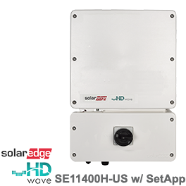 SolarEdge SE11400H-US Inverter w/ SetApp