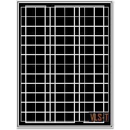 Wholesale VLS-50-T 50 Watt Off-Grid Solar Panel for 12 Volt DC