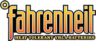 fahrenheit battery logo