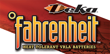 Deka Fahrenheit Heat Tolerant high-power battery specifications