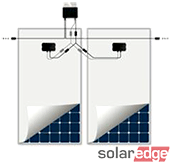 2 PV modules wired in parallel for a P800p optimizer