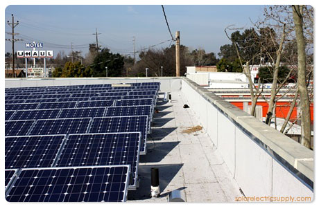 Stockton Flat Roof  Solar System