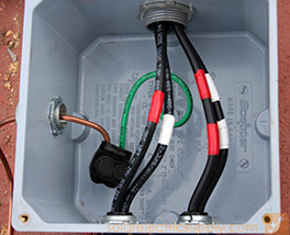 solar array junction box