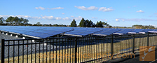ground mount 72 cell solar panel system for us government