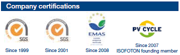 Isofoton ISF-245 Company Certifications