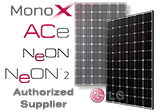 LG solar panels authorized supplier