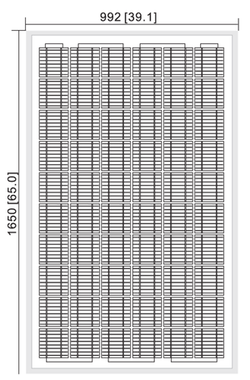 Perlight Solar PLM-250M-60 Solar Module Dimensions