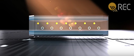 Alpha HJT solar cell cross section