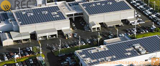 REC commercial solar panel system