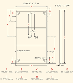 Sharp ND-224UC1 Dimensions