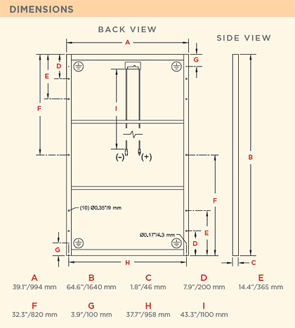 Sharp ND-U230C1 Dimensions