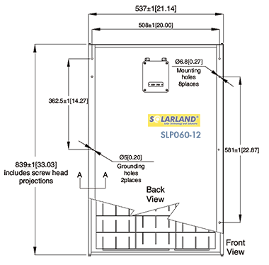 SLP060-12 Dimensions