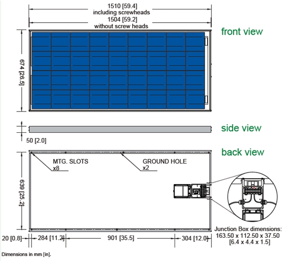 SES 3130 J Module Dimensions Drawing