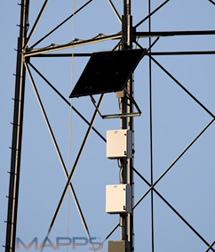 group 31 battery box on utility transmission tower