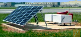 solar enclosure system on airfield