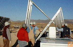 solar battery system construction