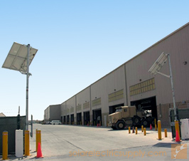 RFID sensor solar system for US Army in Kuwait