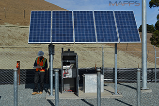 C1 D2 oil gas monitoring solar system