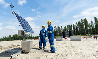 Class 1 Div 2 oil gas monitoring solar system