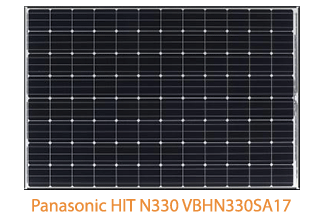 Panasonic HIT N330 VBHN330SA17 solar panel