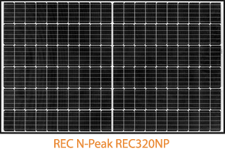 REC N-Peak solar panel