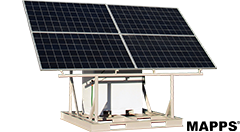 portable skid-mounted solar generator systems